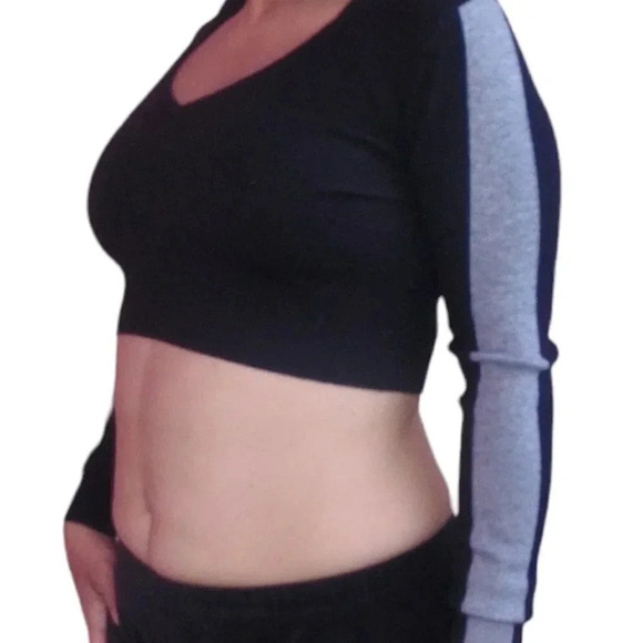 36Point5 Sweater Y2K Size Medium Black/Grey - Picture 2 of 16